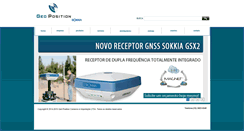 Desktop Screenshot of geoposition.com.br